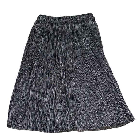 Isabel Marant Étoile Beatrice Metallic Pleated Skirt 36 - Picture 9 of 12